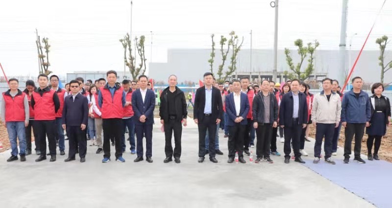 威廉希尔新材N5厂开工仪式隆重举行(图2)
